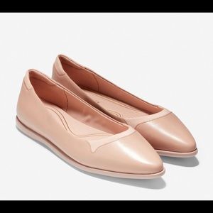 Cole Haan women’s nude pumps skimmer flat shoes 8